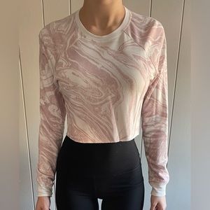 New cropped long sleeve, warm/soft material.
